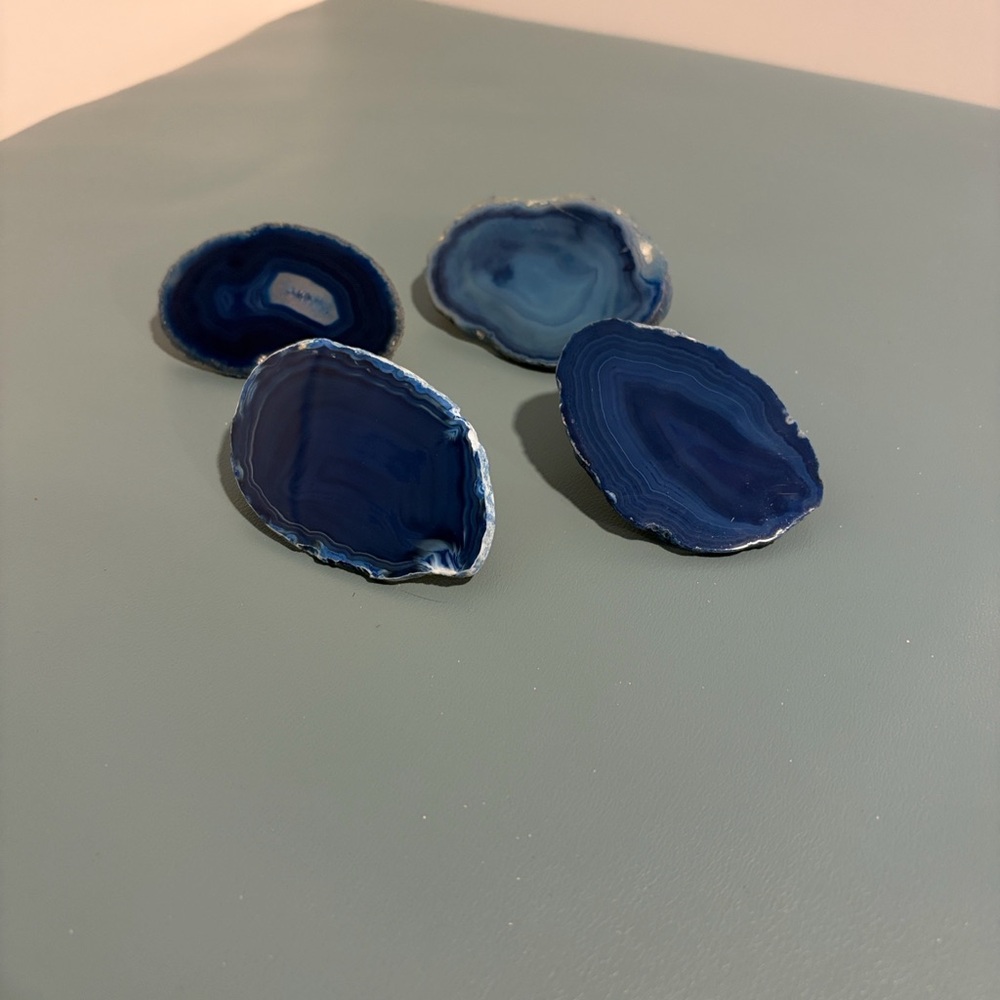 Blue Agate Stone knobs - Picture 3 of 3